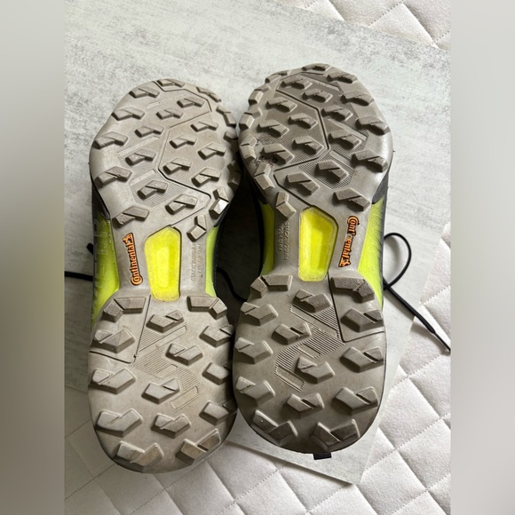 Adidas Terrex Men’s Sneakers - Black and Yellow Athletic Shoes